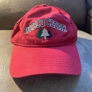 Vintage Red Wesco Cedar Cap